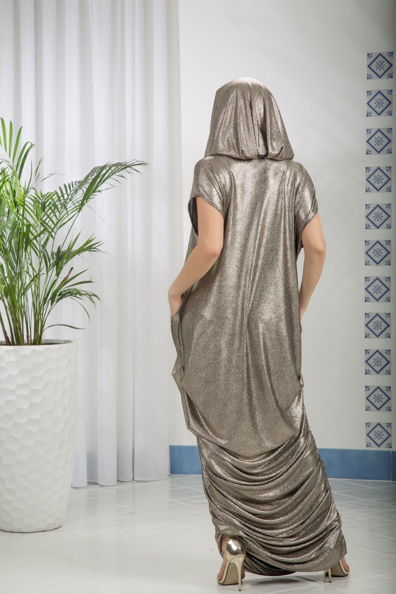 El Mar Kaftan - Sleeveless - Shine Bronze