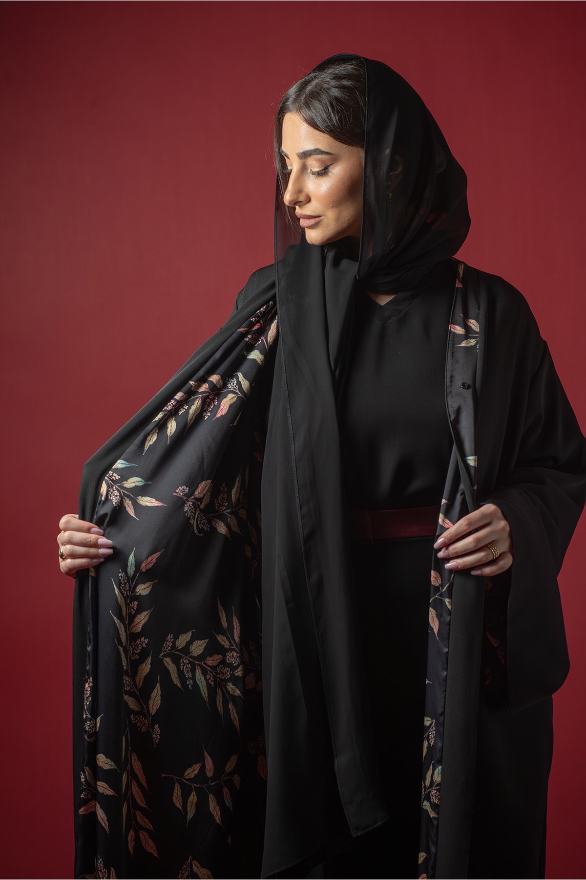 Double Elegance Abaya
