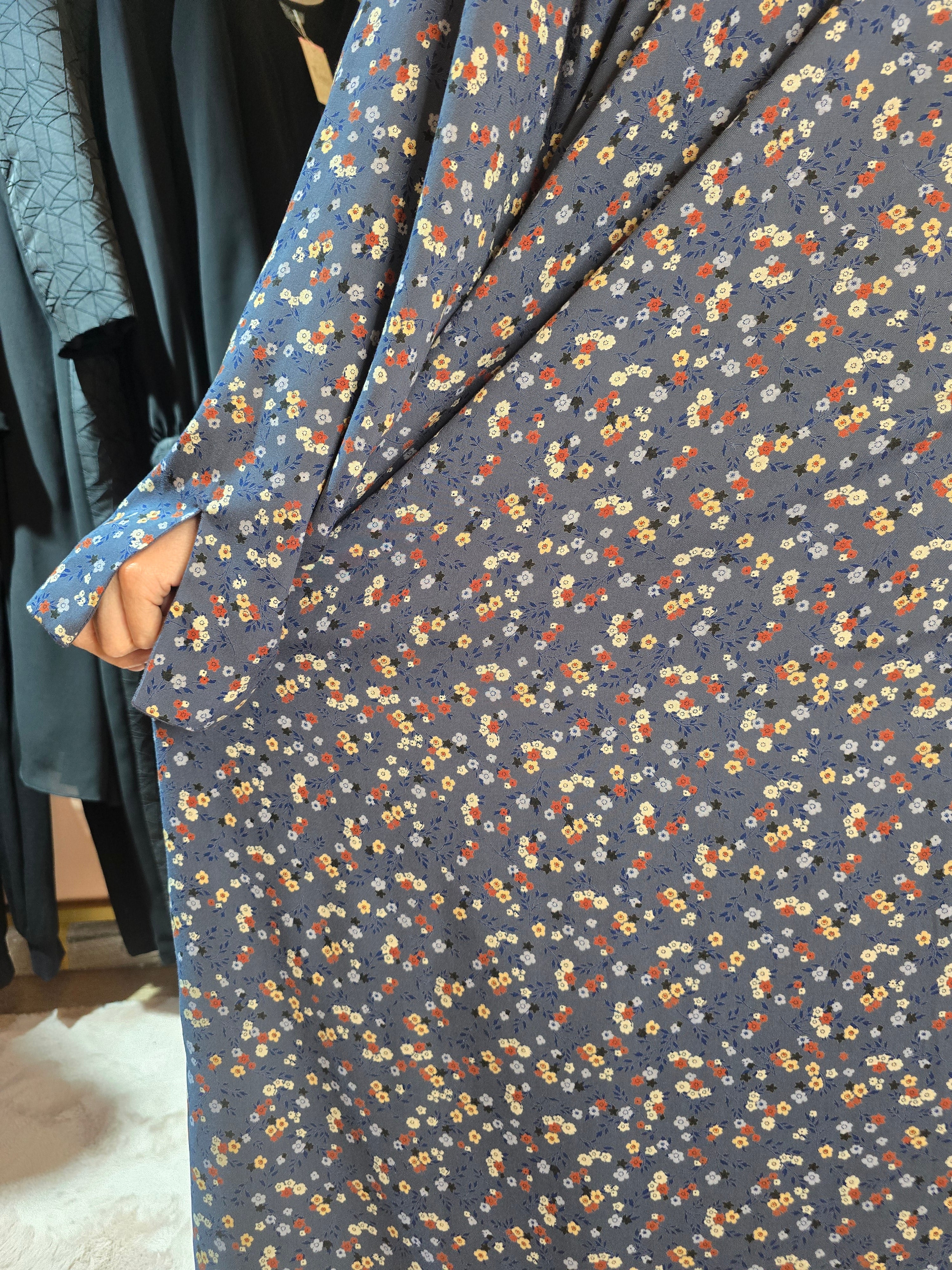 Reversible Floral Abaya
