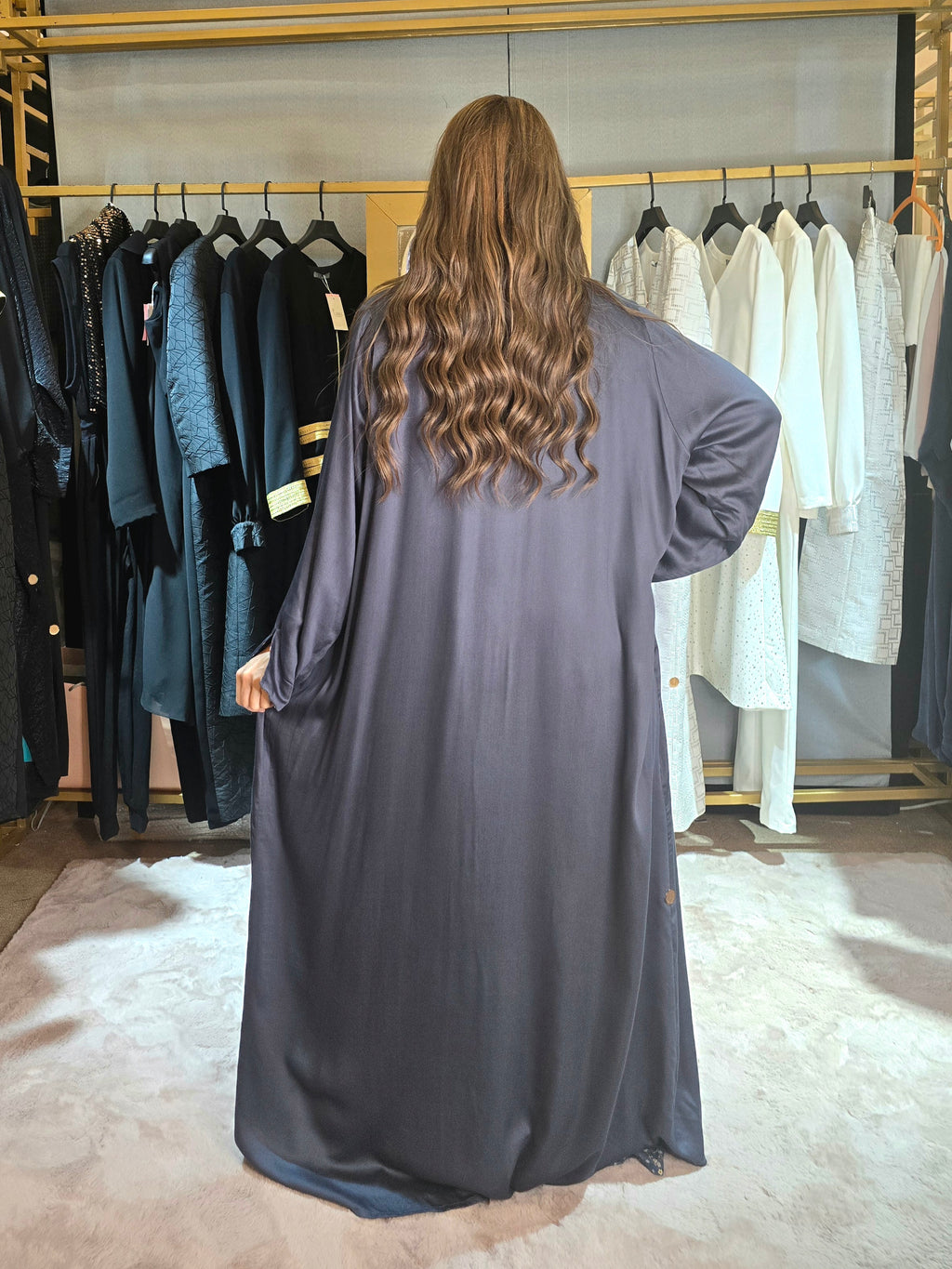 Reversible Floral Abaya