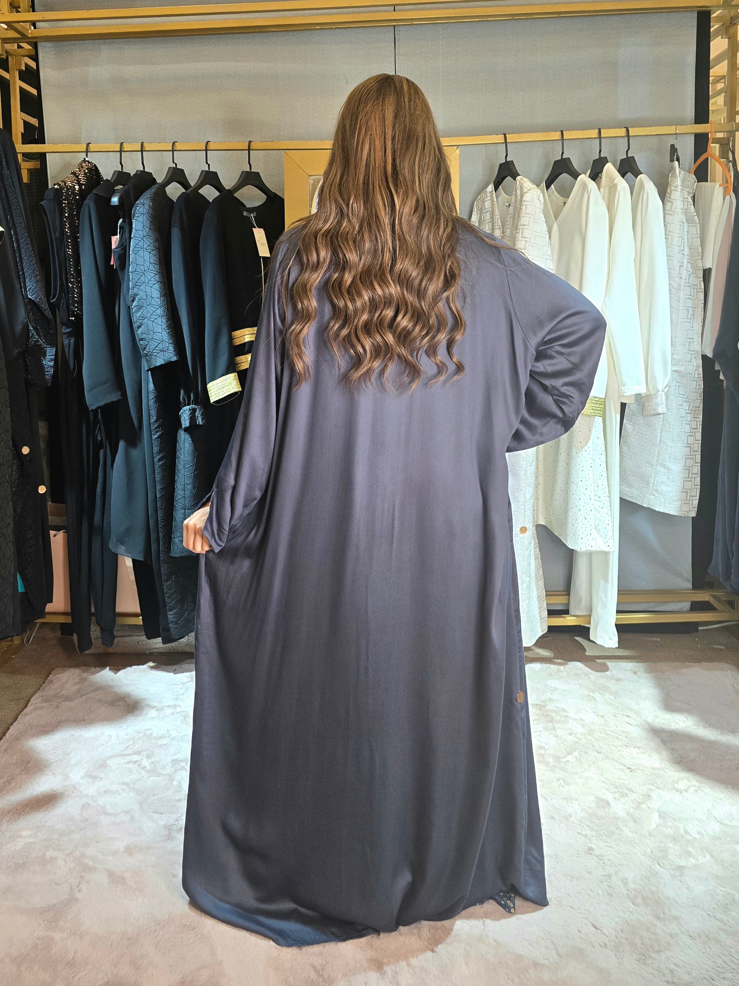 Reversible Floral Abaya