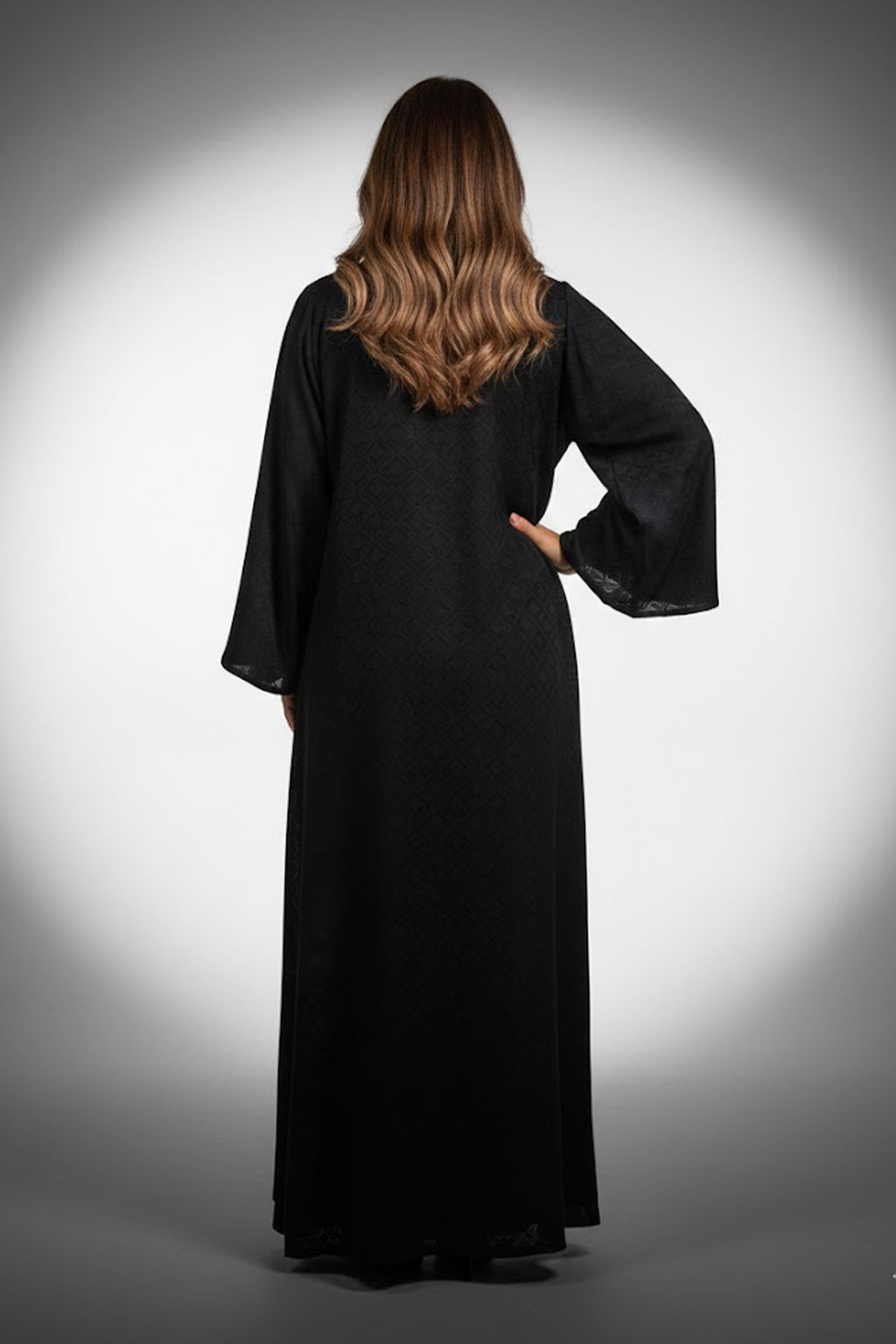 Geometric Blazer Abaya