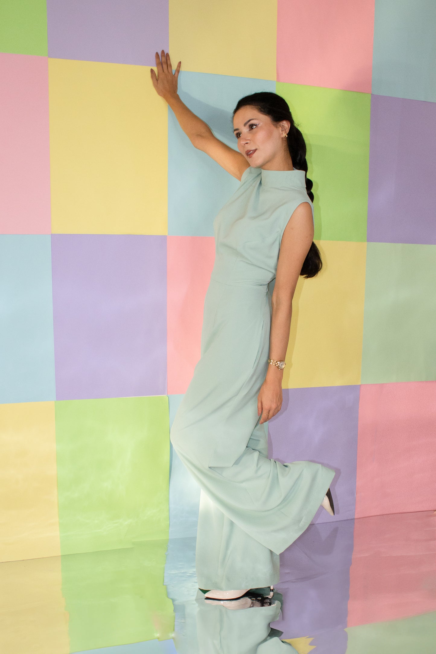 Lily Mint Jumpsuit