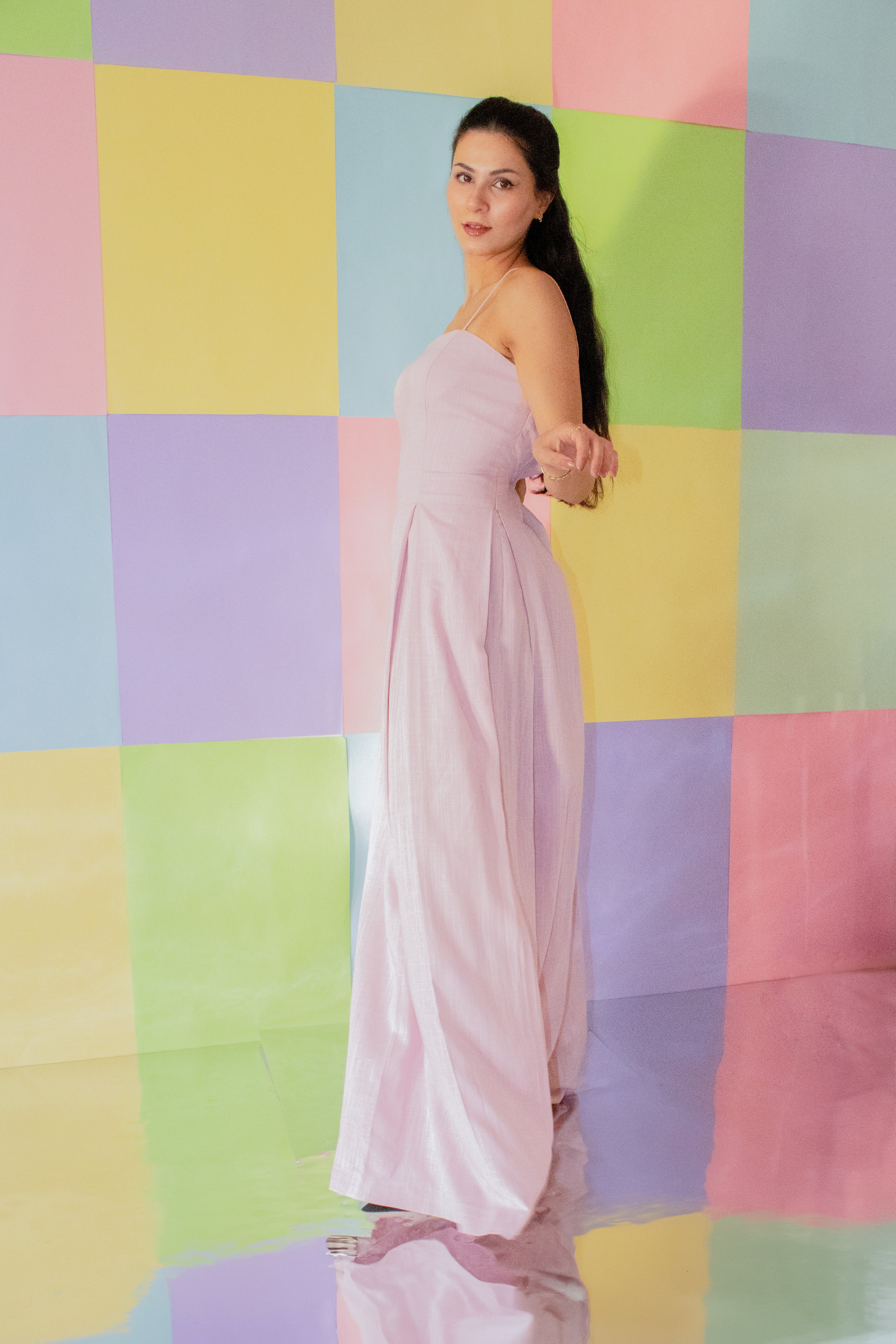 Soft Pink Chic Dress