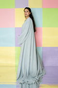 Pastel Blue Abaya