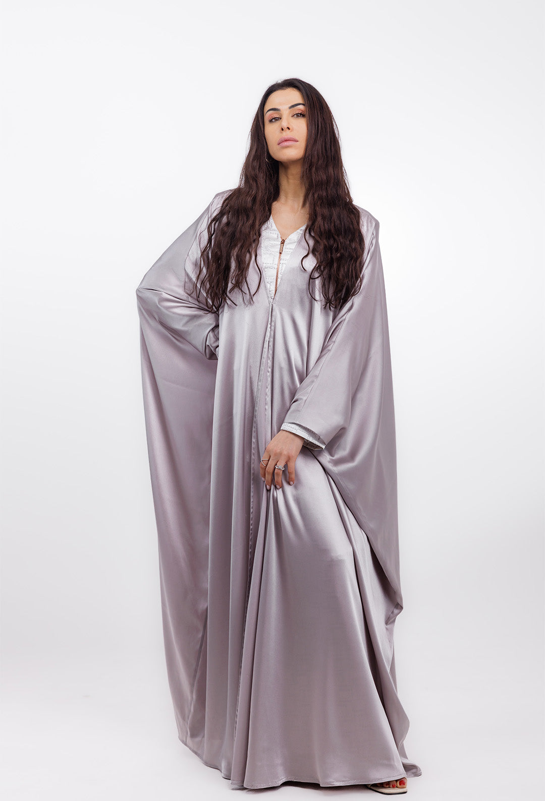 Pure Silk Bright Abaya