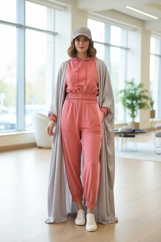 Pink Chic Tracksuit Set