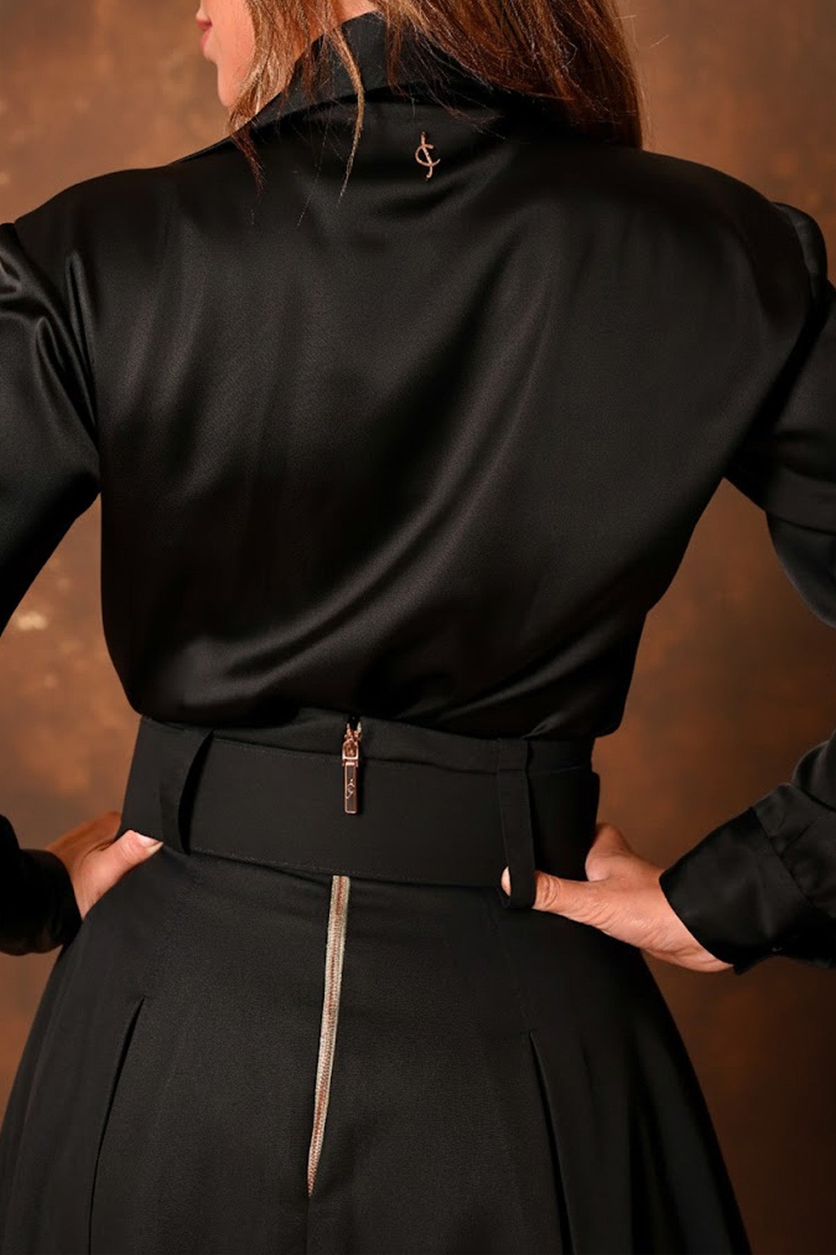 Polo Collared Bodysuit