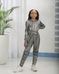 El Sol Serwal Kid's - With Sleeves - Electric Grey