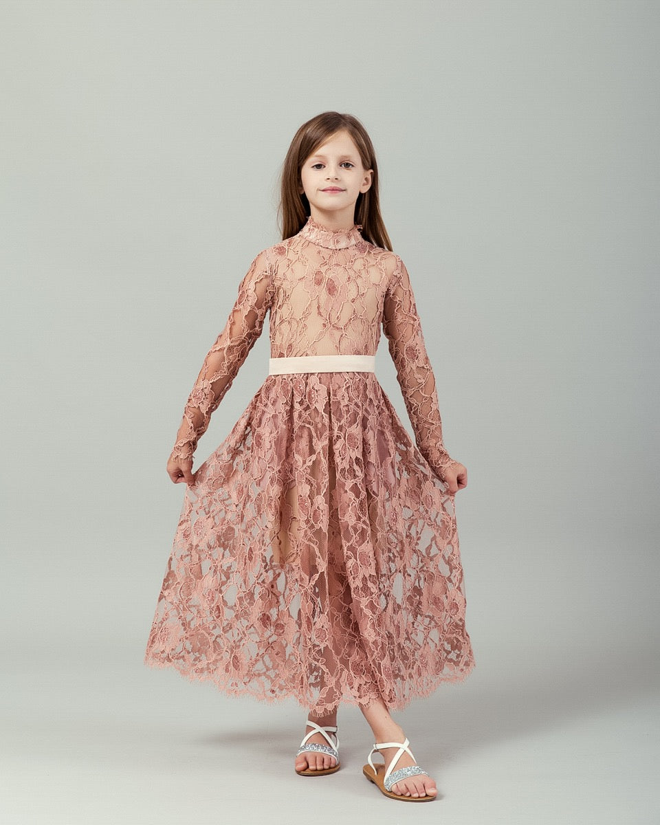 Lady Lace Kids' in Pink